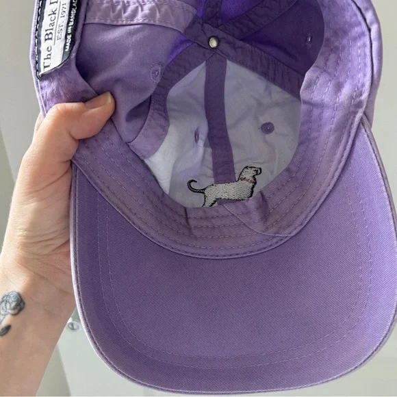 The Black Dog Classic Baseball Cap Ladies Fit Purple - Picture 2 of 4